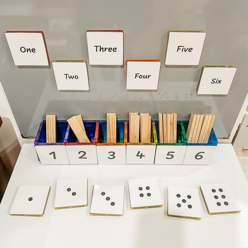 Carte magnetiche numeri e calcolo 40 pezzi