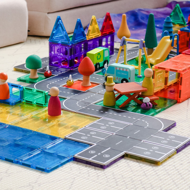 Carte magnetiche strade 40 pezzi