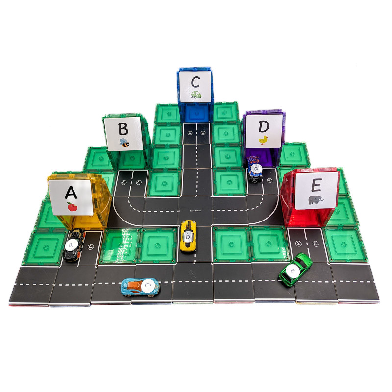 Carte magnetiche strade 40 pezzi