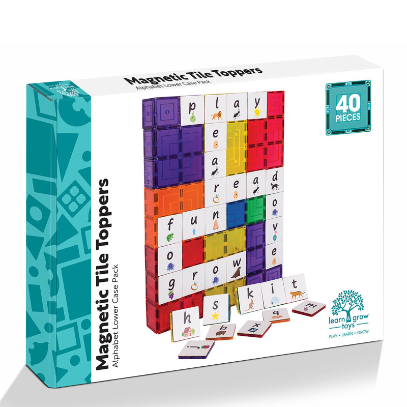 Carte magnetiche lettere minuscole 40 pezzi