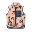 LIEWOOD gilet in pile Vada Mega Cherry Heart / Rosey