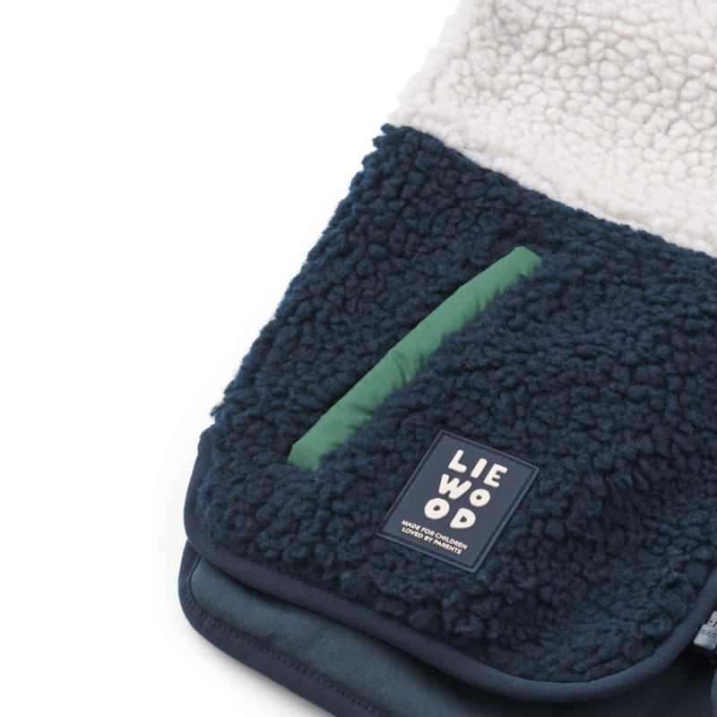 LIEWOOD gilet in pile Vada Mega Play mix