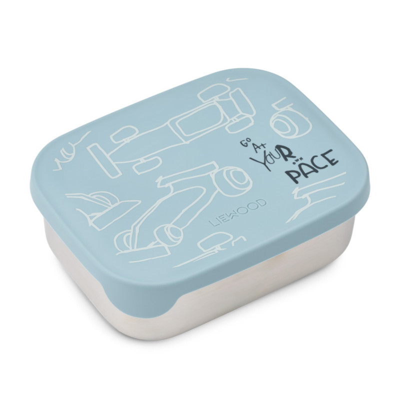 Porta pranzo LIEWOOD Arthur Race cars / Beach blue