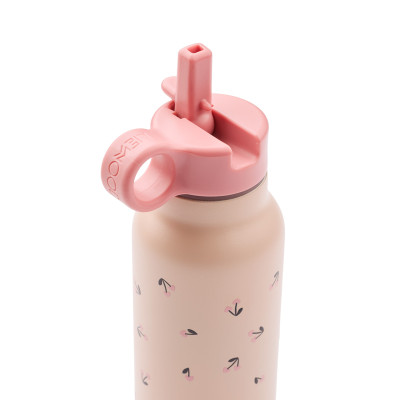 Borraccia termica 350 ml LIEWOOD Falk Mini Cherry heart / Rosey