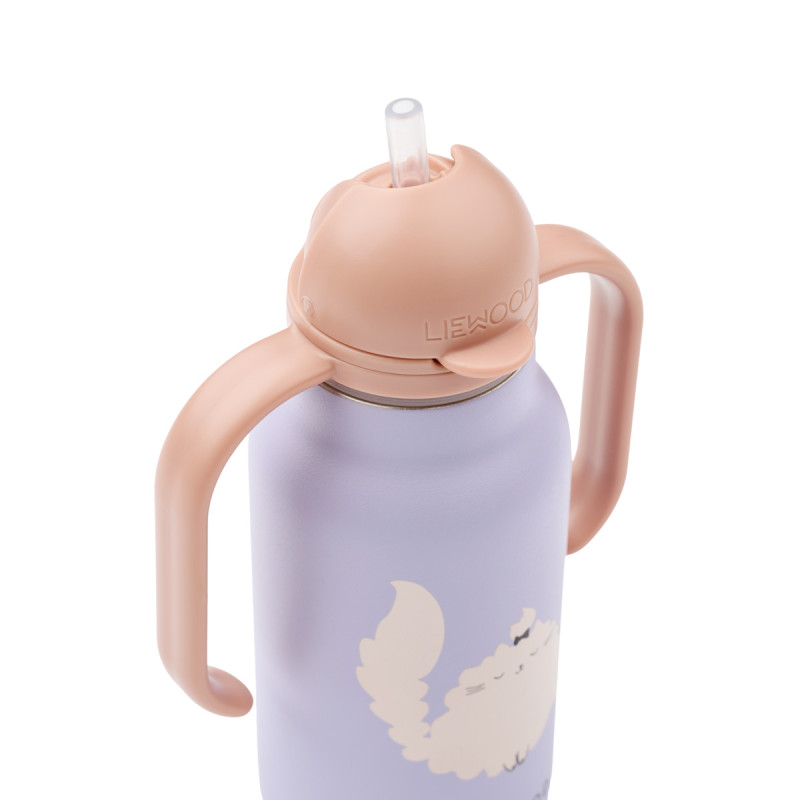 Borraccia termica Kimmie 250 ml LIEWOOD Cat / Warm lilac
