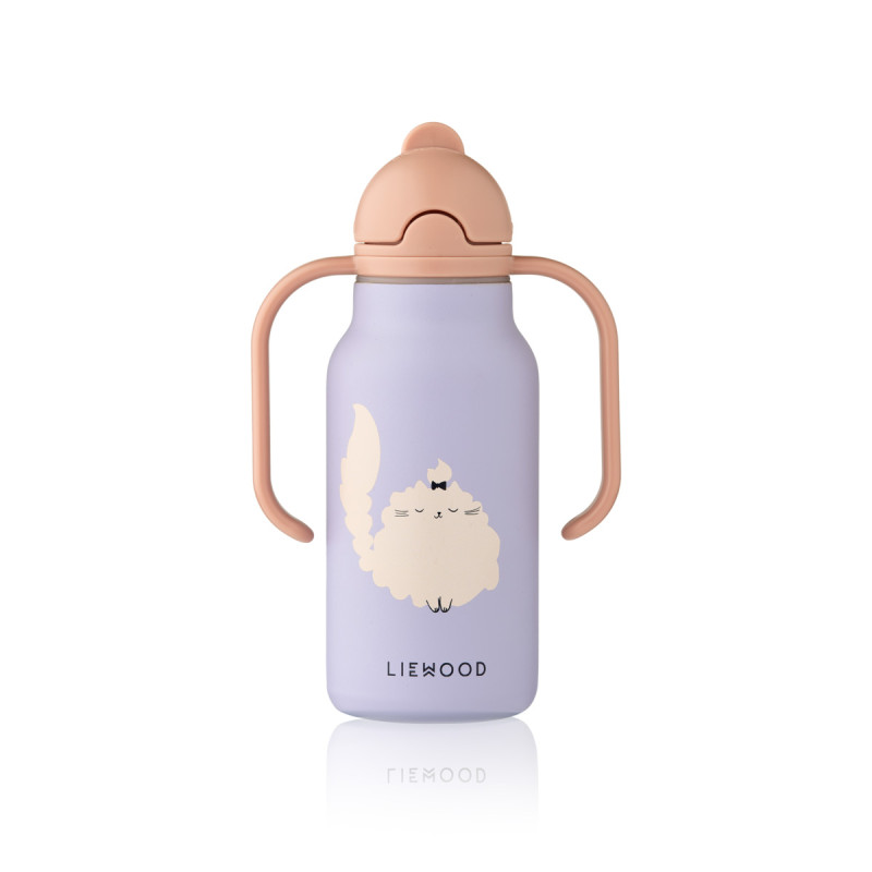 Borraccia termica Kimmie 250 ml LIEWOOD Cat / Warm lilac