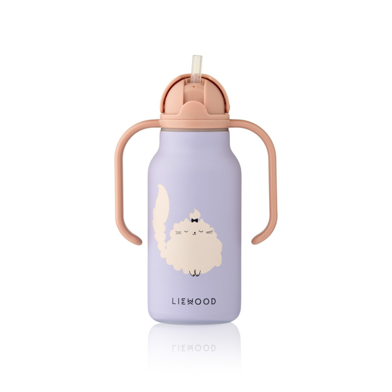Borraccia termica Kimmie 250 ml LIEWOOD Cat / Warm lilac