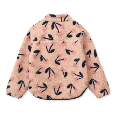 LIEWOOD Giacca in pile per bambini Nolan Mega Cherry heart / Rosey