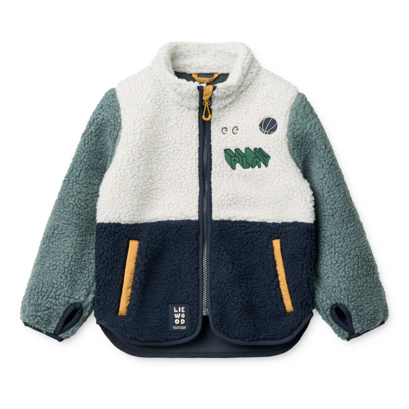 LIEWOOD Giacca in pile per bambini Nolan Play mix