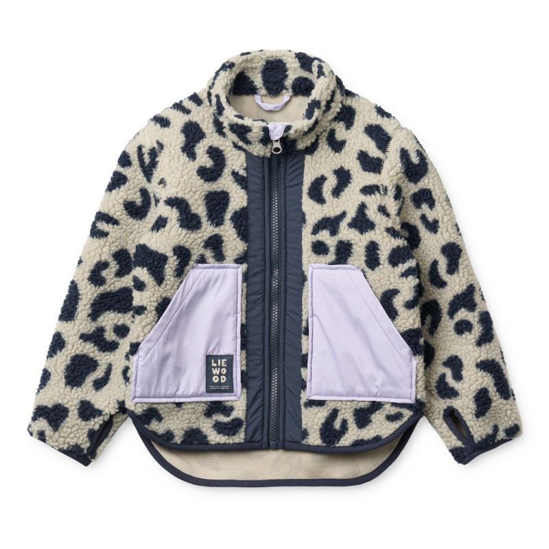LIEWOOD Giacca in pile per bambini Noam Mega leo / Mist mix