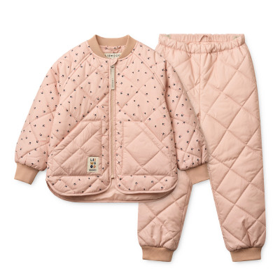 LIEWOOD Set termico ZELLA Mini Cherry heart / Rosey