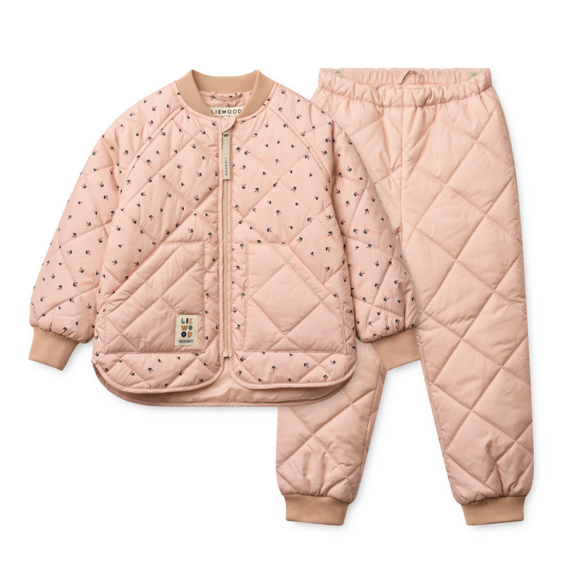 LIEWOOD Set termico ZELLA Mini Cherry heart / Rosey