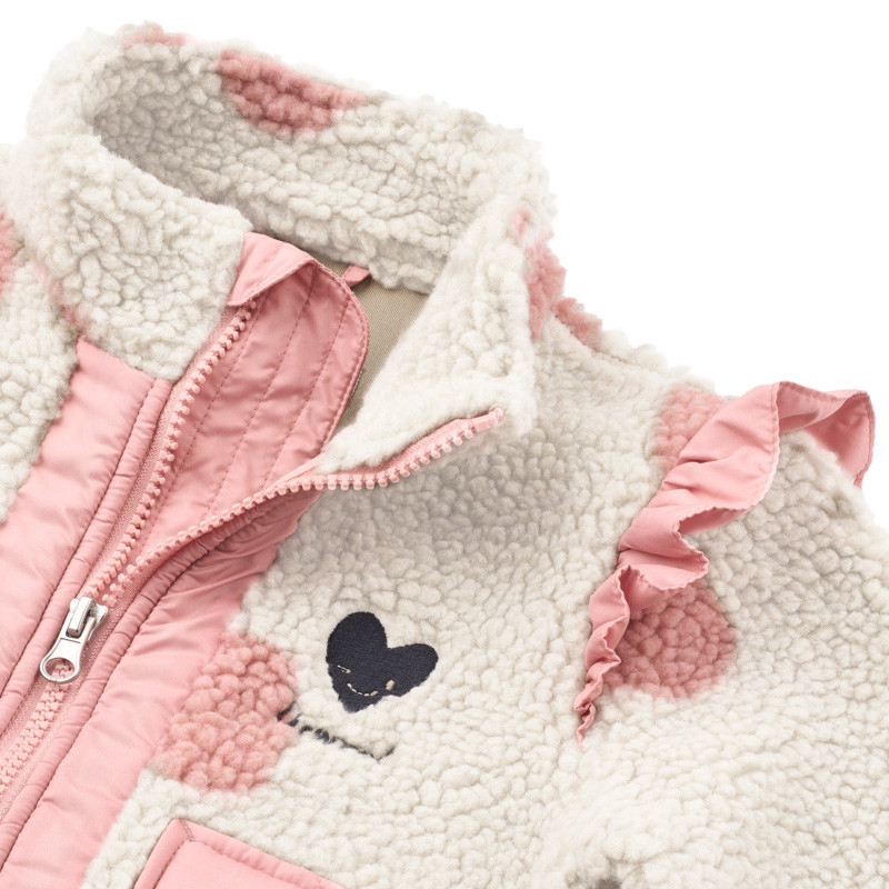 LIEWOOD Giacca in pile per bambini Noam Rose blush mix