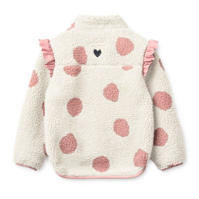 LIEWOOD Giacca in pile per bambini Noam Rose blush mix