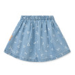 Gonna in denim da bambina LIEWOOD Rio Cherry heart sandy / Denim