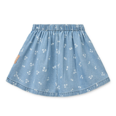 Gonna in denim da bambina LIEWOOD Rio Cherry heart sandy / Denim
