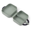 LIEWOOD Portapranzo pieghevole in silicone Elara Play / Dusty Peppermint