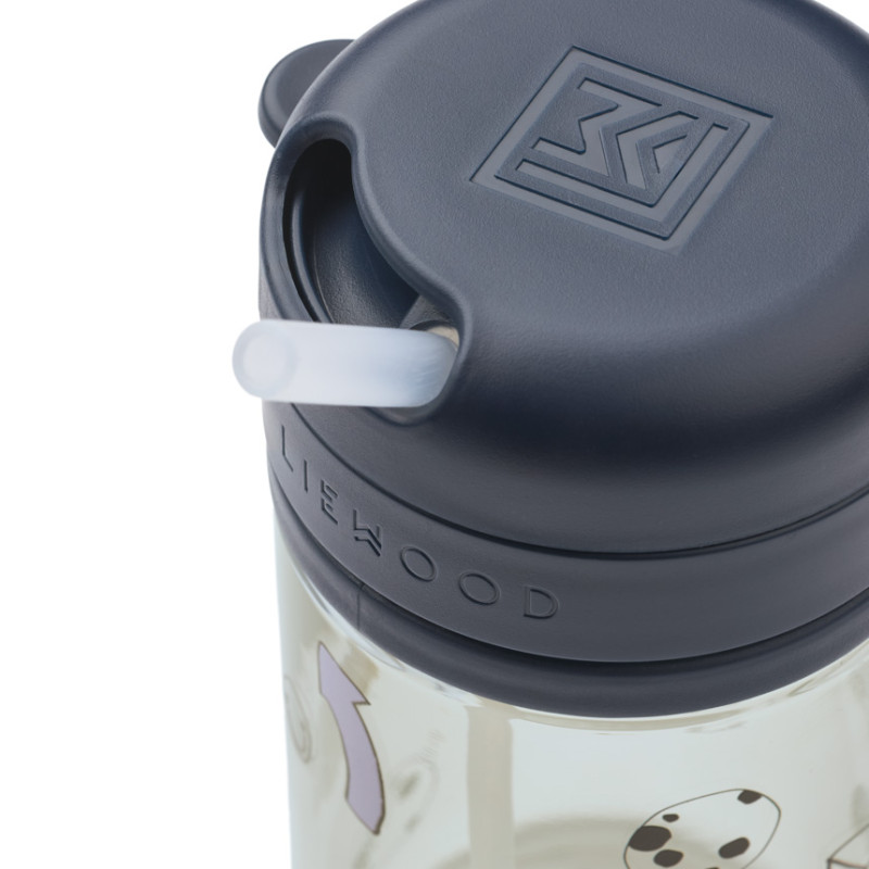 LIEWOOD Pavia bicchiere con cannuccia 500 ml Play / Dusty Peppermint