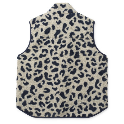LIEWOOD Nilu gilet in pile da donna Mega leo / Mist mix