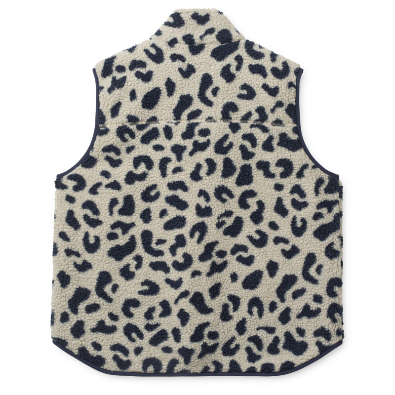 LIEWOOD Nilu gilet in pile da donna Mega leo / Mist mix