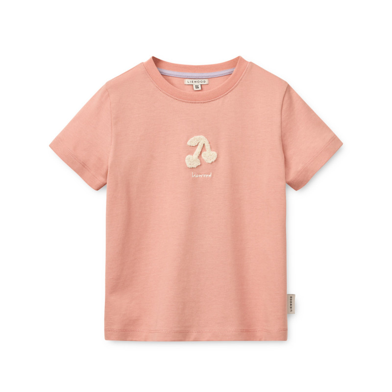 LIEWOOD Francis t-shirt bambino Cherry heart / Rose blush