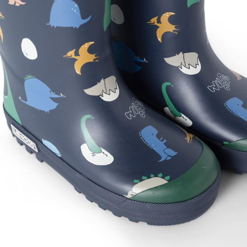 LIEWOOD stivali da pioggia termici per bambini Mason Dino roar / Classic navy