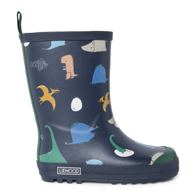 LIEWOOD stivali da pioggia termici per bambini Mason Dino roar / Classic navy