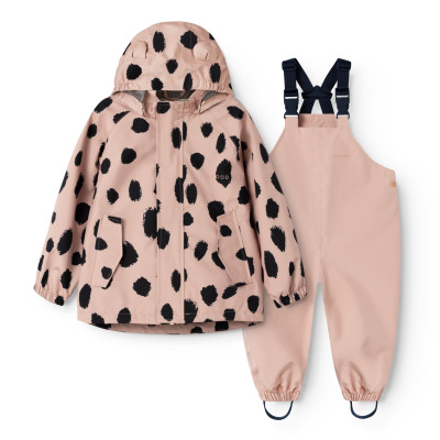 LIEWOOD set antipioggia Manu Mega leo spot / Pale tuscany