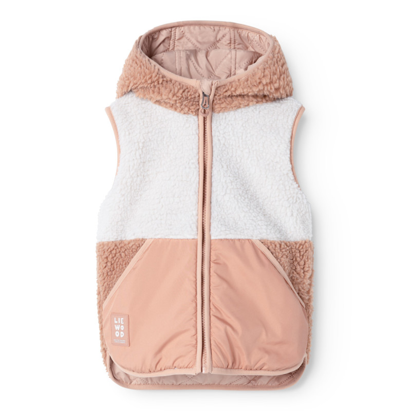 LIEWOOD gilet reversibile bambini Diana Pale tuscany mix