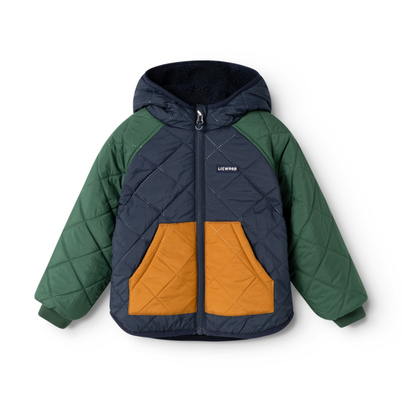 LIEWOOD JACKSON giacca reversibile Garden green multi mix