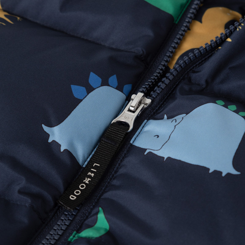 LIEWOOD Polle piumino Dino roar / Classic navy