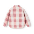 LIEWOOD Giacca in pile per bambini Nolan Mega Check / Rose blush