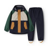 LIEWOOD set impermeabile Pedia – giacca e pantaloni Garden green multi mix