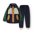 LIEWOOD set impermeabile Pedia – giacca e pantaloni Garden green multi mix