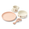 Set pappa in silicone LIEWOOD Vivi Wild child / Rosey