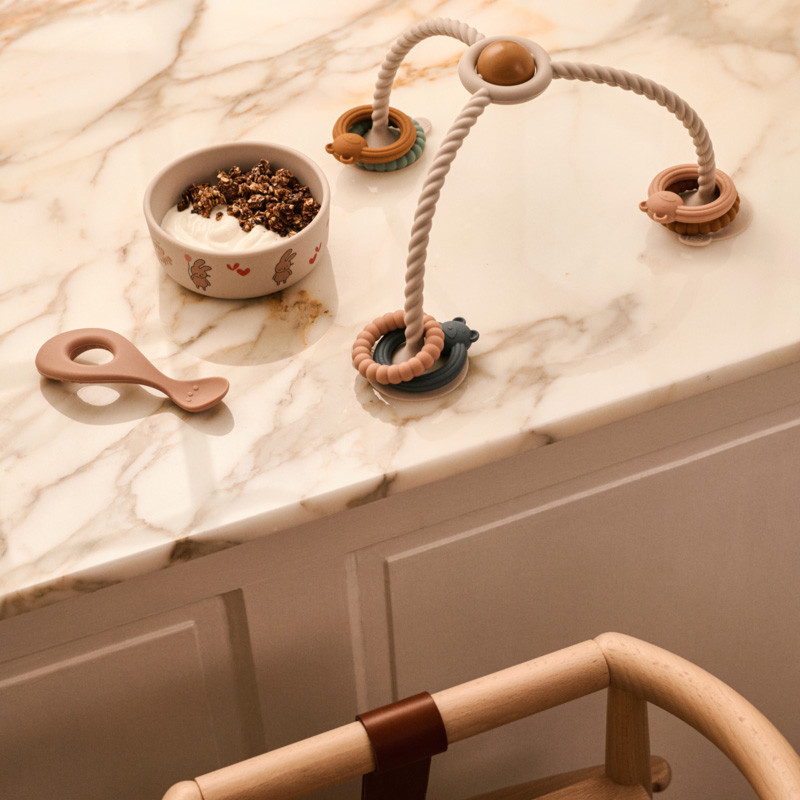 Set pappa in silicone LIEWOOD Vivi Wild child / Rosey