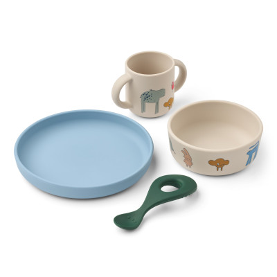 Set pappa in silicone LIEWOOD Vivi Imagine / Sandy