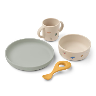 Set pappa in silicone LIEWOOD Vivi Flying / Sandy