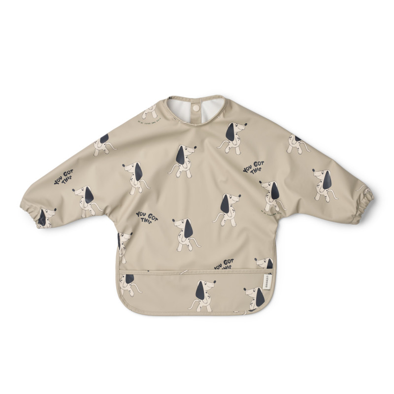 Bavaglino con maniche LIEWOOD Merle Dakota Dog / Mist