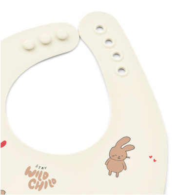 Bavaglini in silicone LIEWOOD Ember Wild child / Rosey 2 pezzi