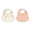 Bavaglini in silicone LIEWOOD Ember Wild child / Rosey 2 pezzi