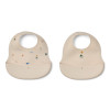 Bavaglini in silicone LIEWOOD Ember Flying / Sandy 2 pezzi