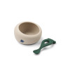 LIEWOOD ciotola in silicone con cucchiaio Sparia Dino roar / Sandy