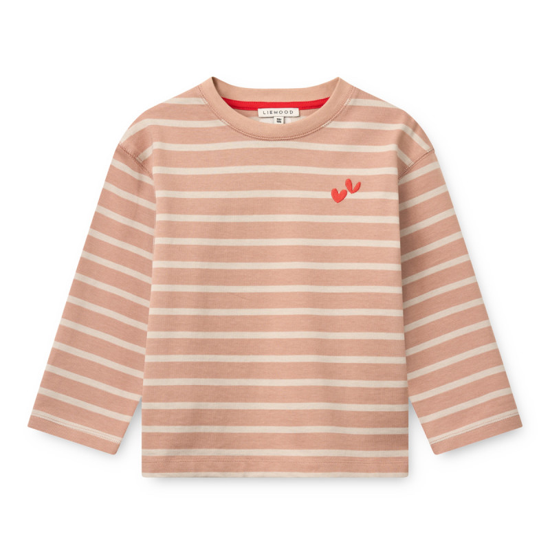 LIEWOOD TYLER maglia a righe a maniche lunghe Pale Tuscany / Sandy Stripe