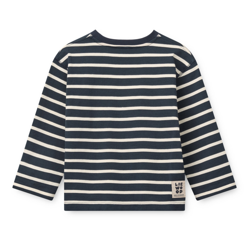 LIEWOOD TYLER maglia a righe a maniche lunghe Classic Navy / creme de la creme