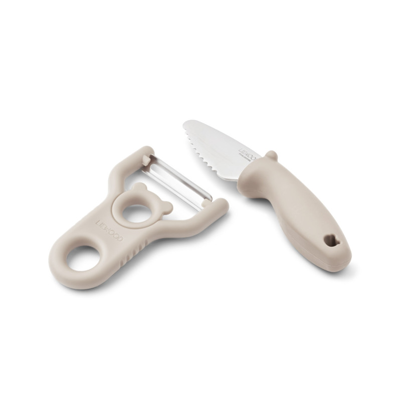 LIEWOOD PERTENSE set pelapatate e coltello per bambini Sandy