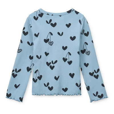 LIEWOOD NIEVE maglia a costine a maniche lunghe Sweethearts / Beach blue