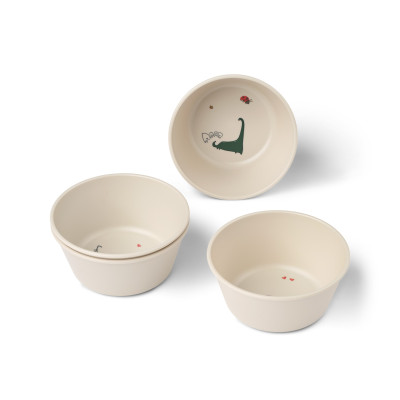 LIEWOOD CEES ciotole per bambini set 4 pz Tamtam / Sandy