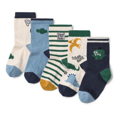 LIEWOOD Silas calzini bambini 5 paia Cool Kids Multi Mix