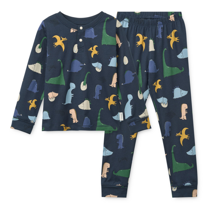 LIEWOOD WILHELM pigiama evolutivo Dino roar / Classic navy